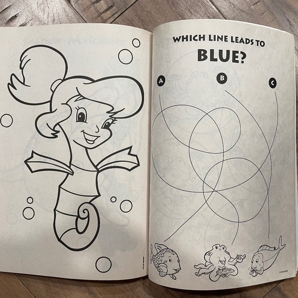 New "Rainbow Fish" Sticker/Activity/Coloring Book - Picture 7 of 8